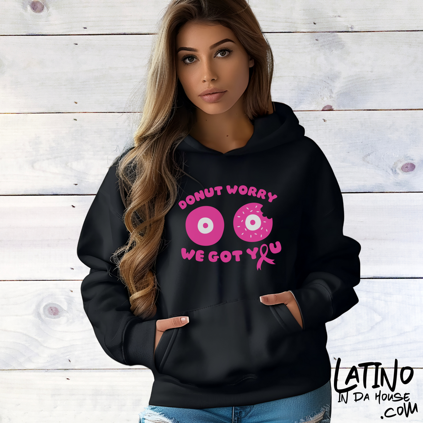 "Donut Worry We Got You Hoodie" – Breast Cancer Awareness