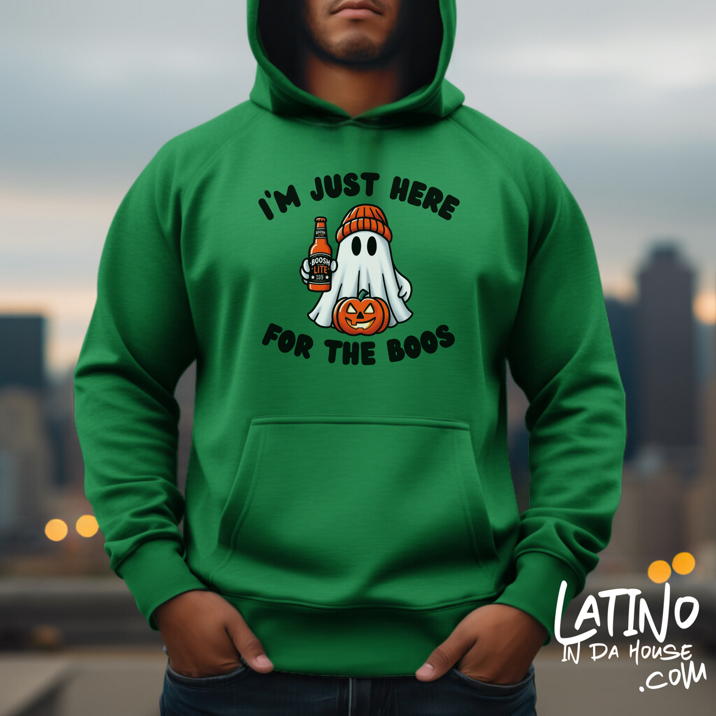 "I'm Just Here for the Boos" Halloween Hoodie
