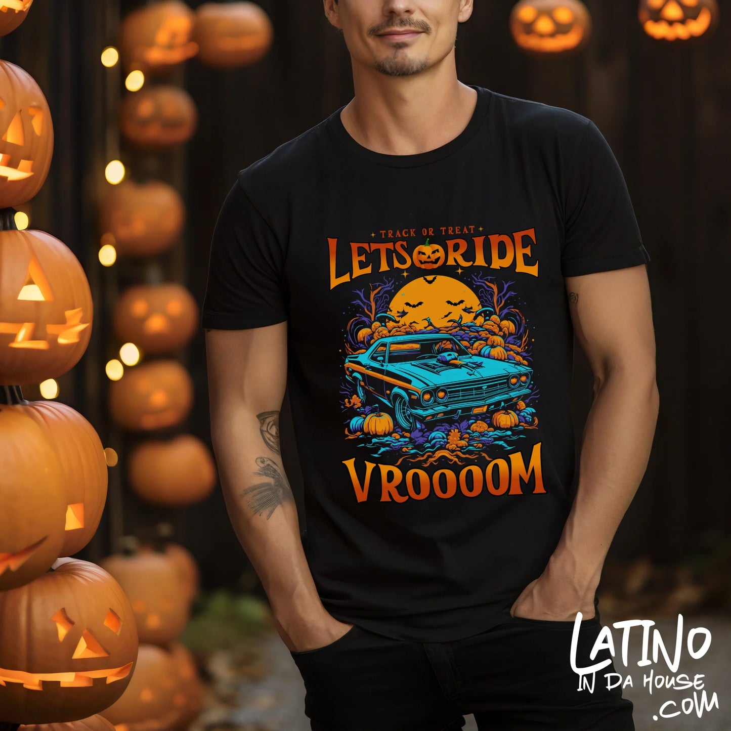 Track or Treat Let's Ride T-Shirt