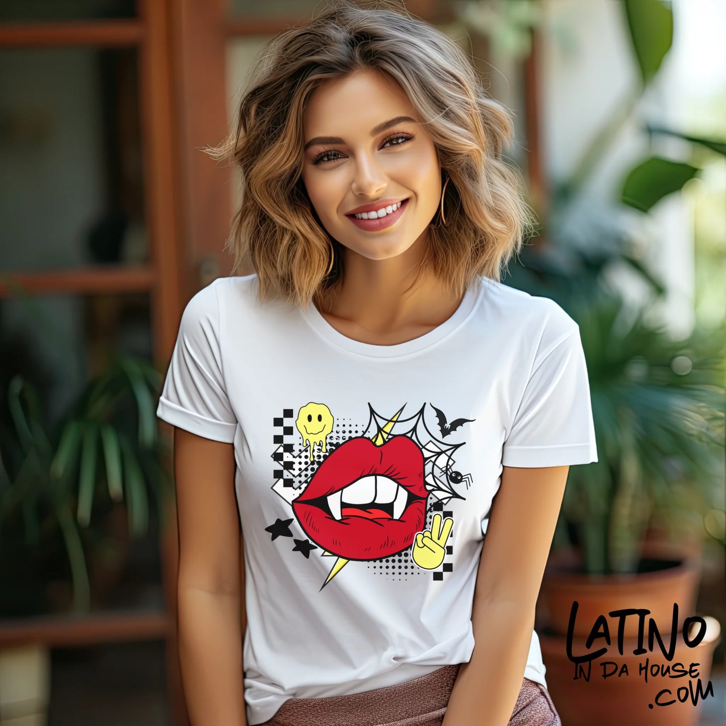 Pop Art Vampire Fang T-Shirt
