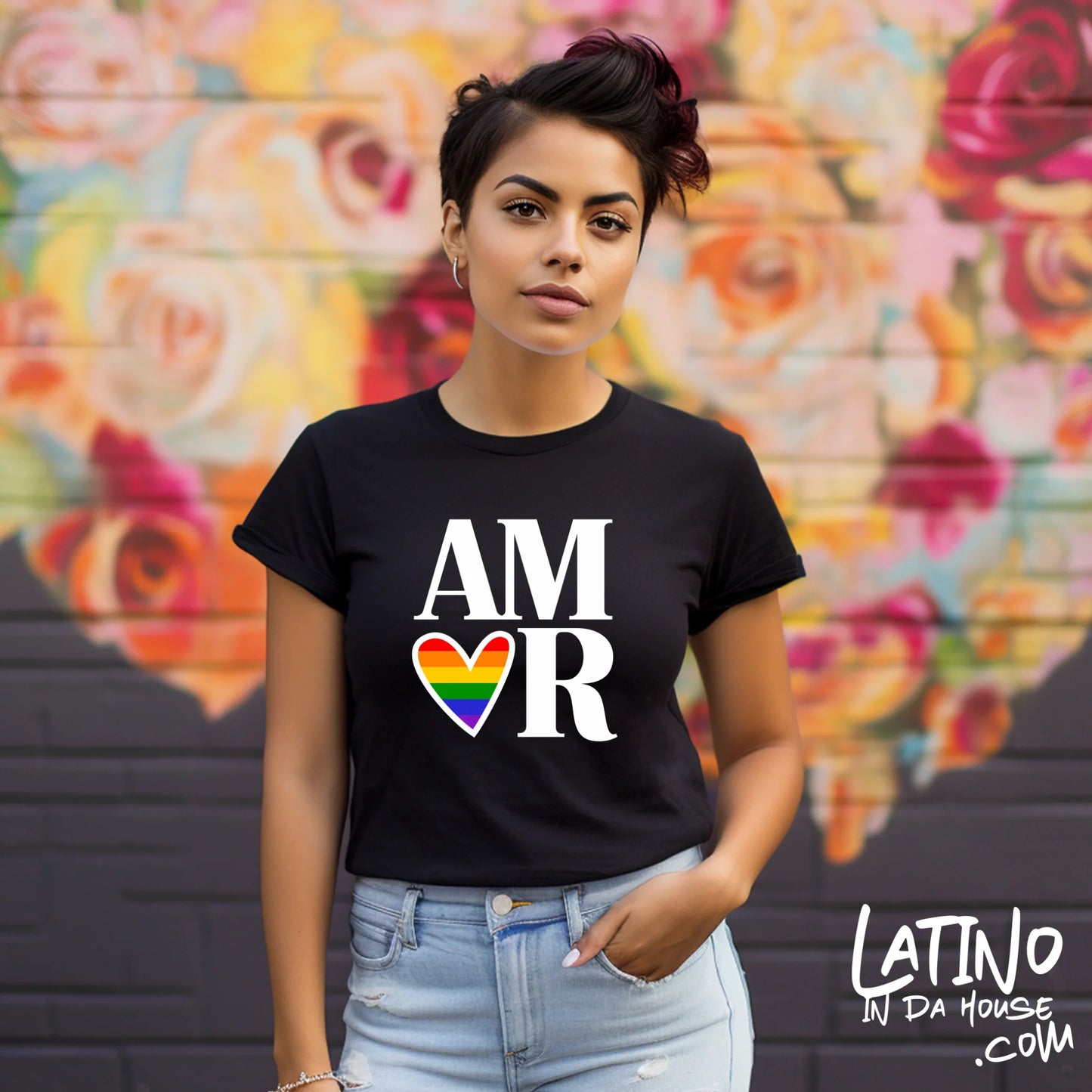 Amor Latino Gay Pride T-Shirt