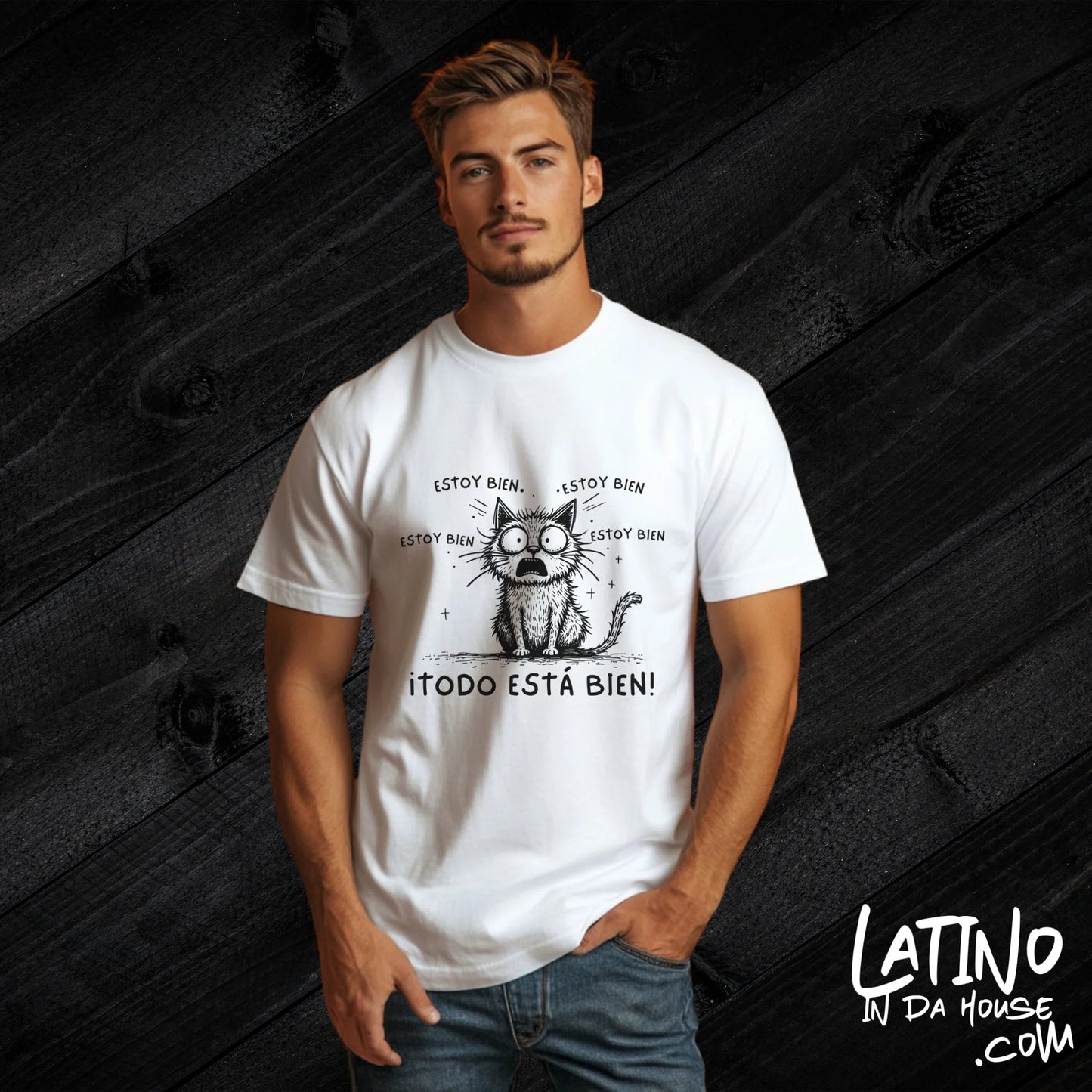 Todo Está Bien Cat T-Shirt