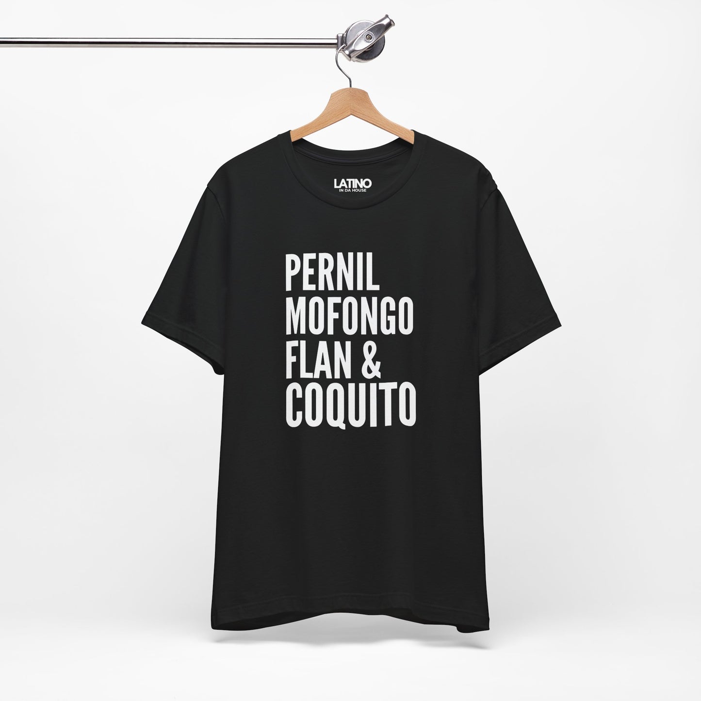 "Pernil, Mofongo, Flan & Coquito" T-Shirt