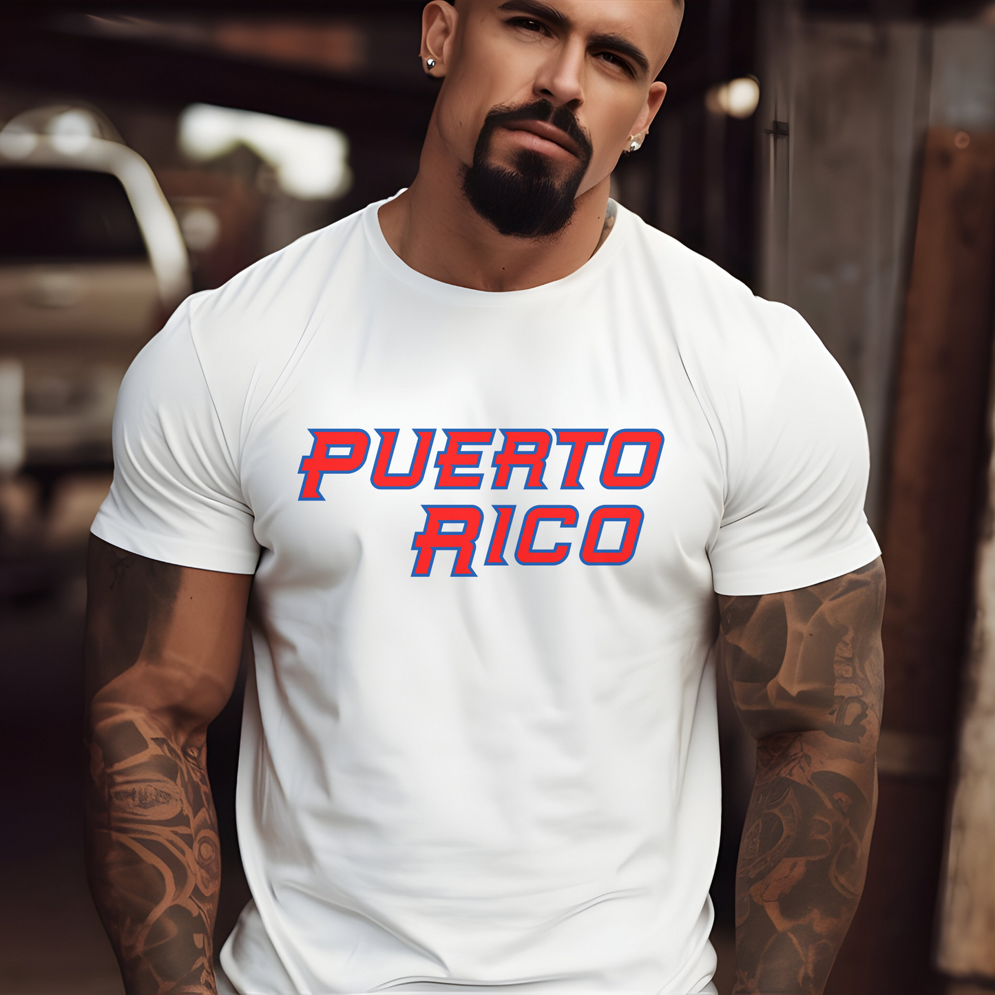 "Puerto Rico Baseball Font" T-Shirt