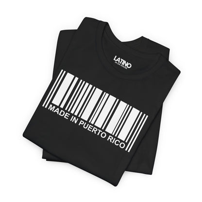 "Made in Puerto Rico” Barcode T-Shirt