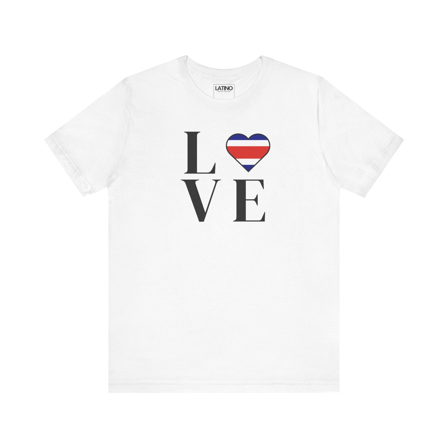 “LOVE” Heart Costa Rica Flag T-Shirt