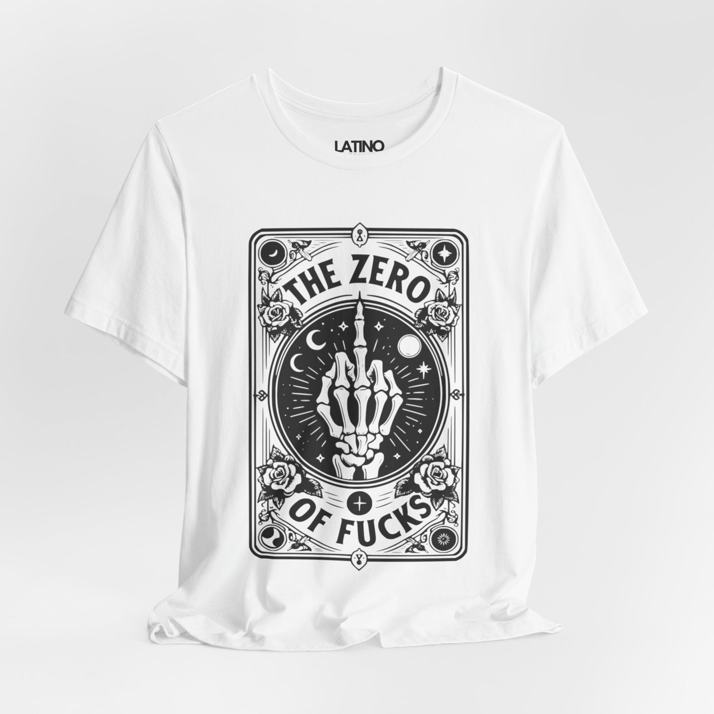 "The Zero of F*cks Tarot Card" T-Shirt