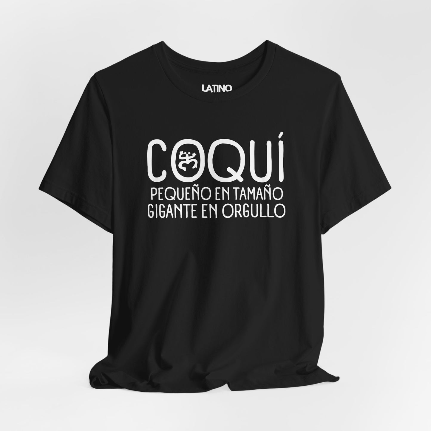 Coquí T-shirt, Boricua pride tee, Puerto Rican frog shirt, Taíno coquí shirt, pequeño pero fuerte, Latino heritage tee, orgullo Boricua, PR shirt