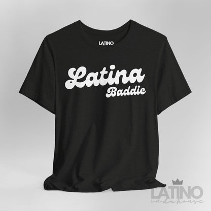 "Latina Baddie" Heather T-Shirt | Latina Tee