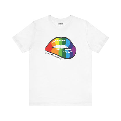 Taste the Rainbow Lips Gay Pride T-Shirt