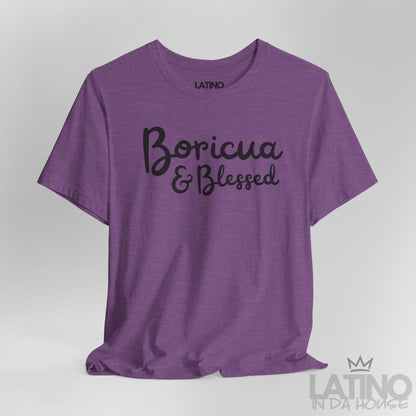 “Boricua & Blessed” T-Shirt | Boricua Tee