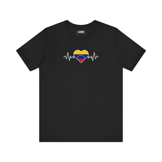 Venezuela Heart Flag Life-line T-Shirt