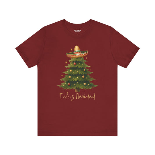 "Feliz Navidad Sombrero Tree" T-Shirt