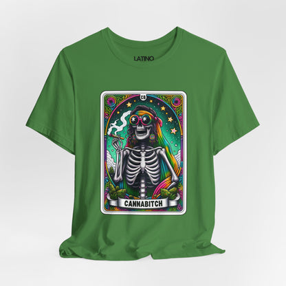 "Cannabitch Tarot Card" T-Shirt