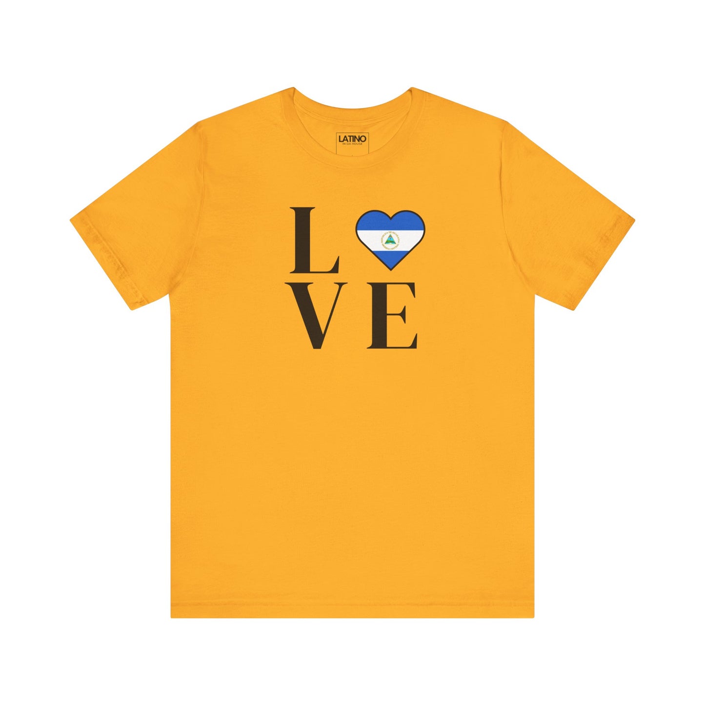 “LOVE” Heart Nicaragua Flag T-Shirt