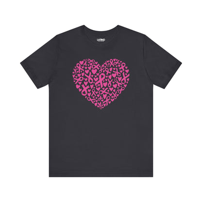 "Heart of Ribbons" Breast Cancer Awareness T-Shirt