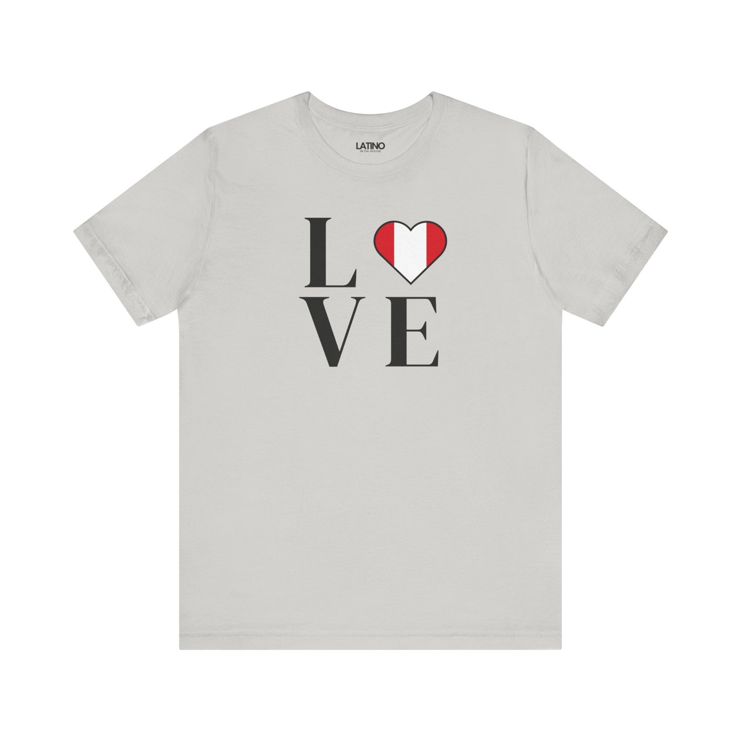 “LOVE” Heart Peru Flag T-ShIrt