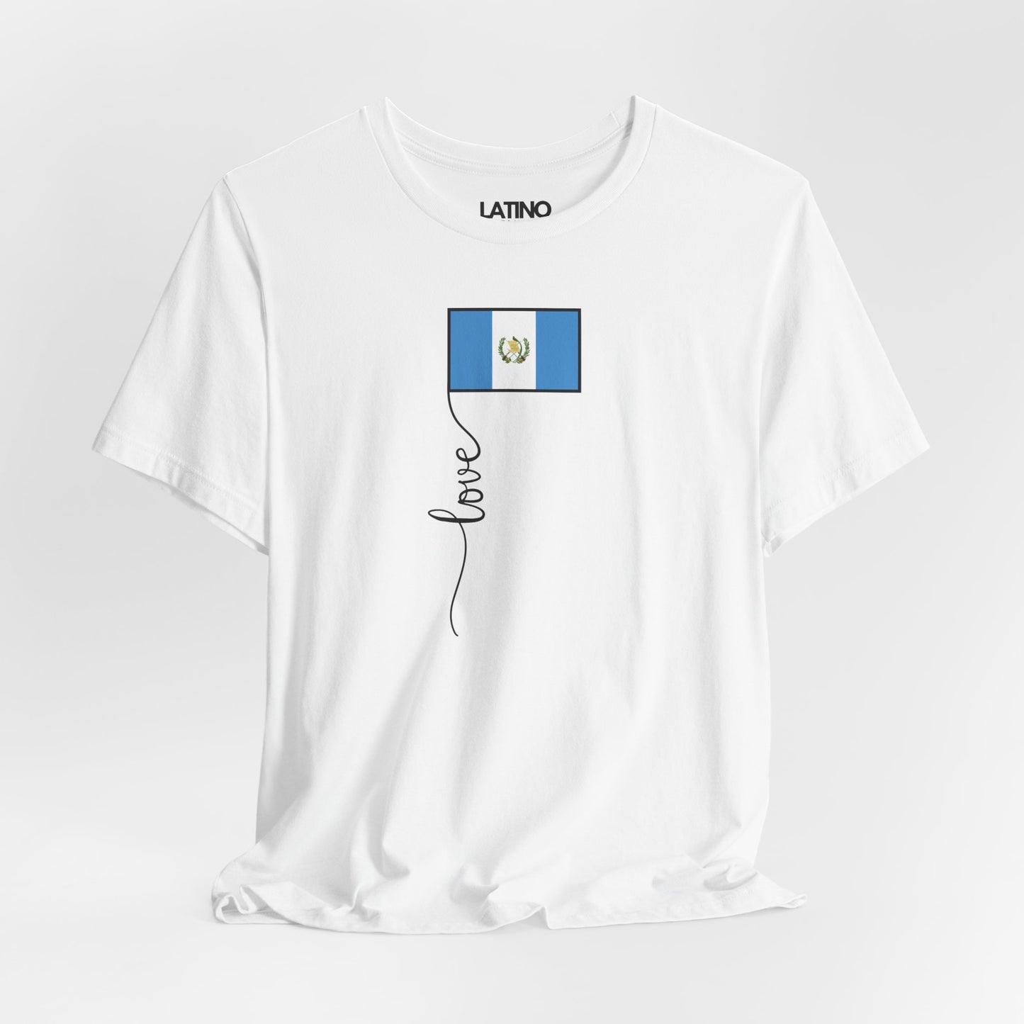 "Guatemala Flag Love Script" T-Shirt