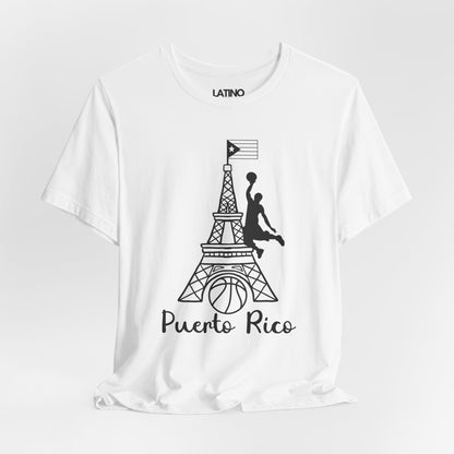 "Puerto Rico Basketball Paris" T-Shirt