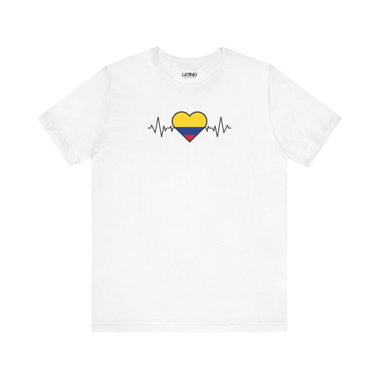 "Colombia Heart Flag with Life-Line" T-Shirt