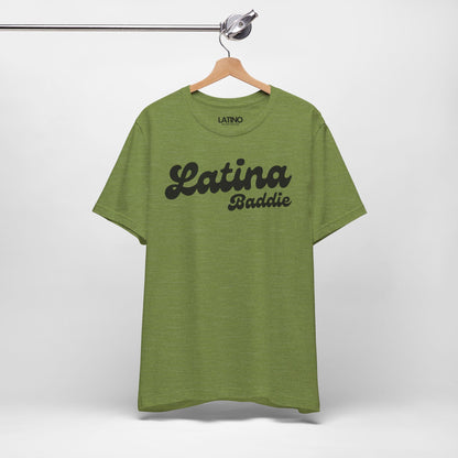 "Latina Baddie" Heather T-Shirt | Latina Tee