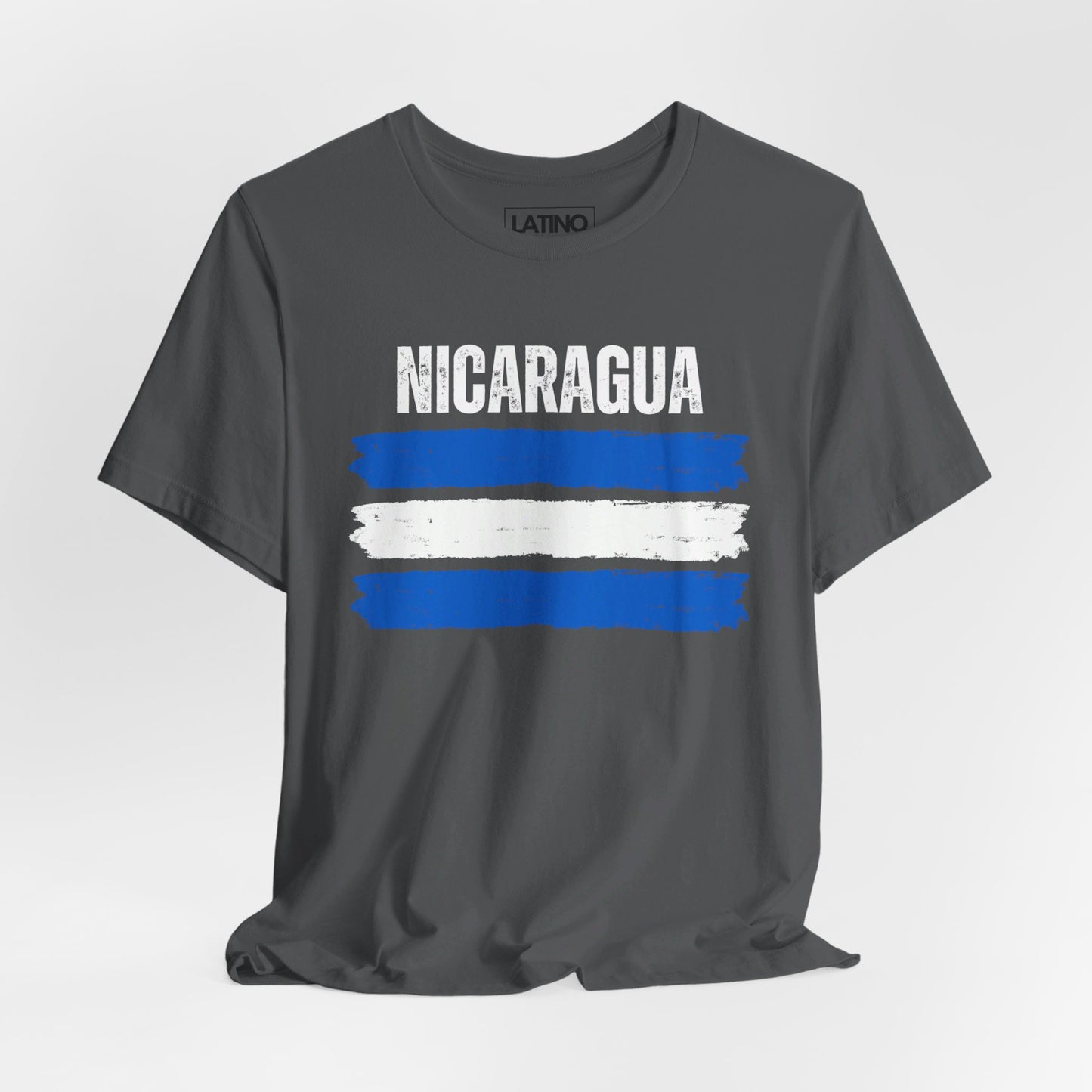 Nicaragua Brushstroke Flag T-Shirt