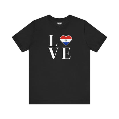 “LOVE” Heart Paraguay Flag T-ShIrt