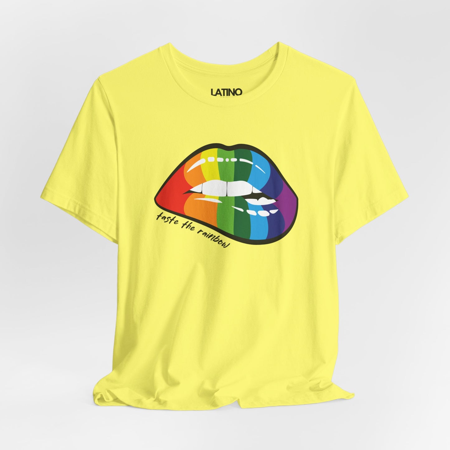 Taste the Rainbow Lips Gay Pride T-Shirt