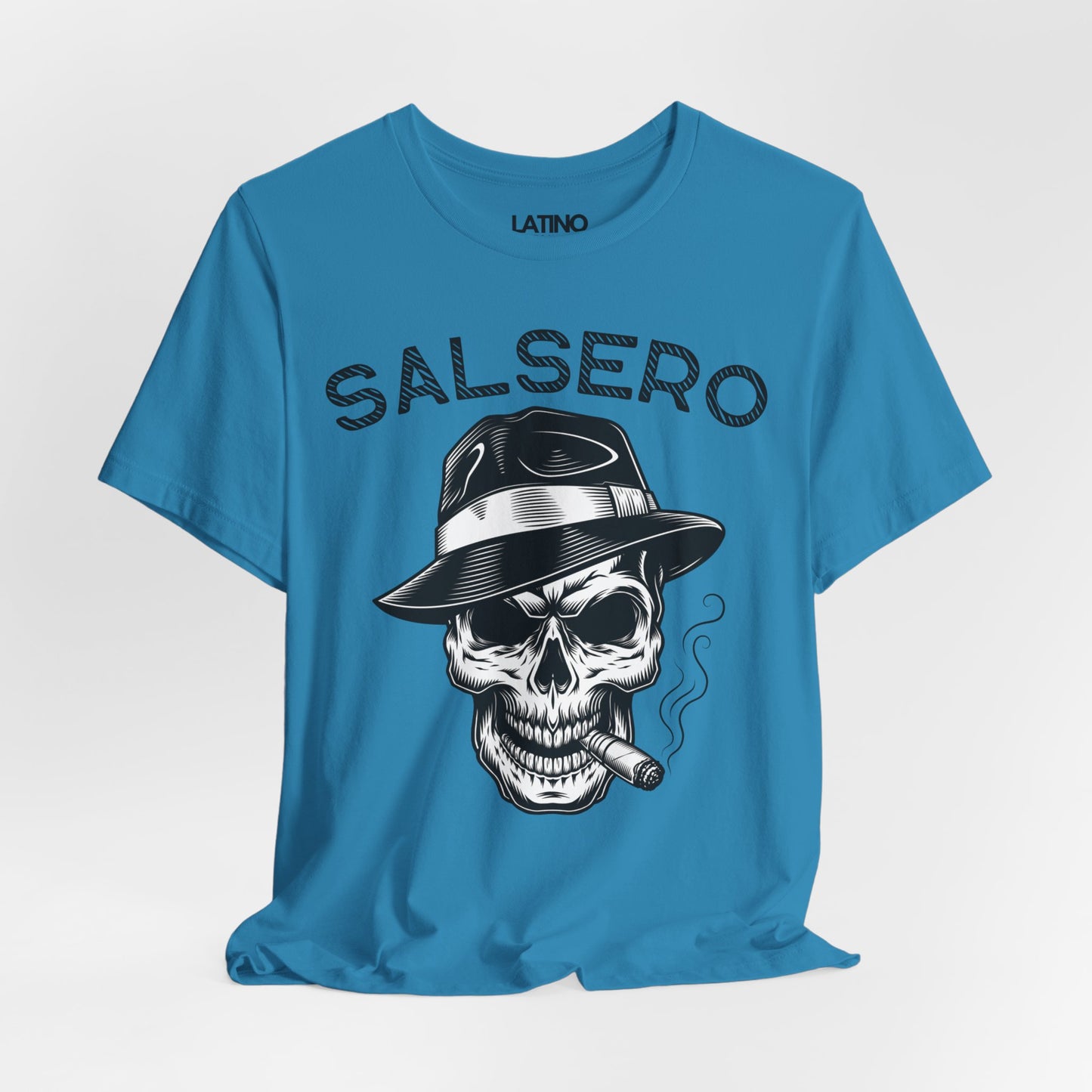 Salsero Skull in Fedora T-Shirt