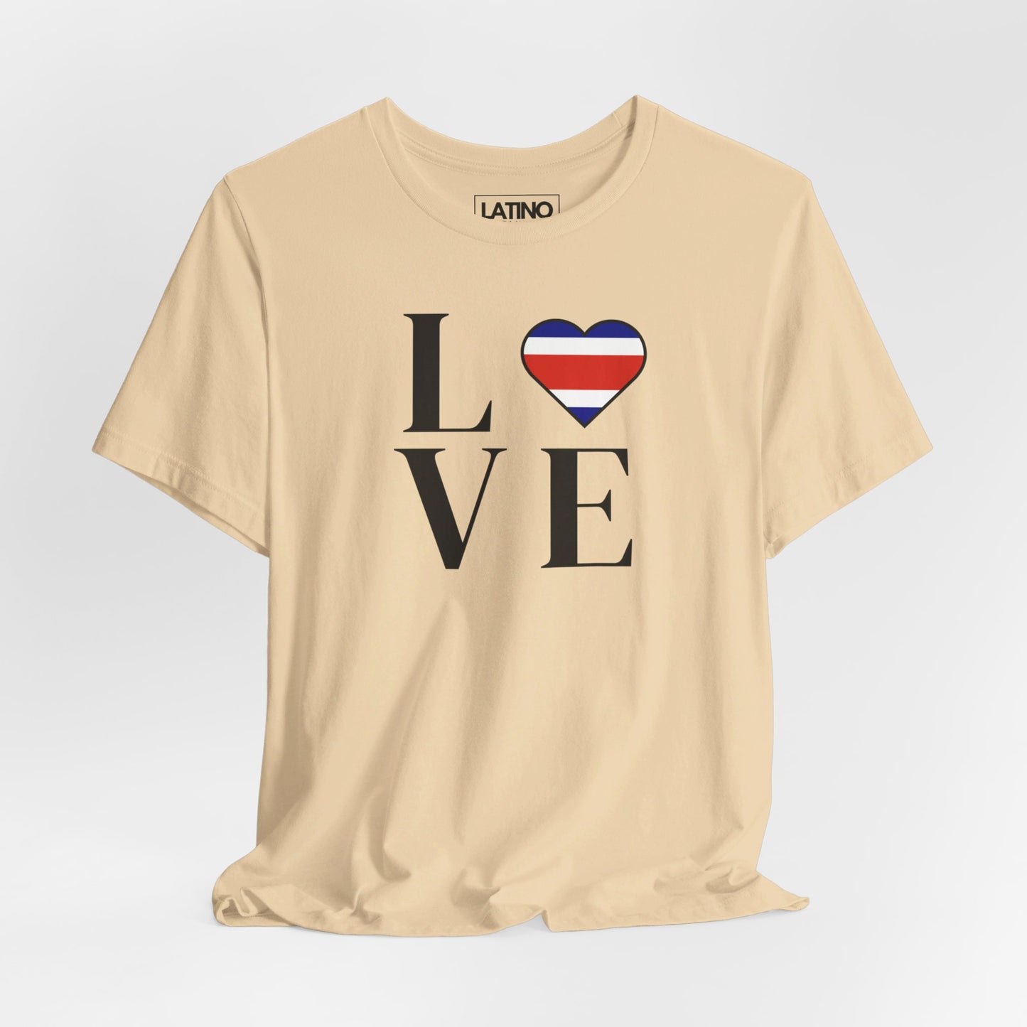 “LOVE” Heart Costa Rica Flag T-Shirt