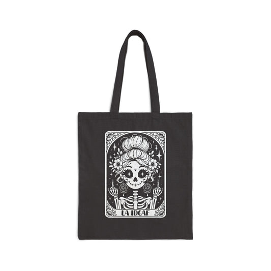 "La IDGAF" Tarot Canvas Tote Bag