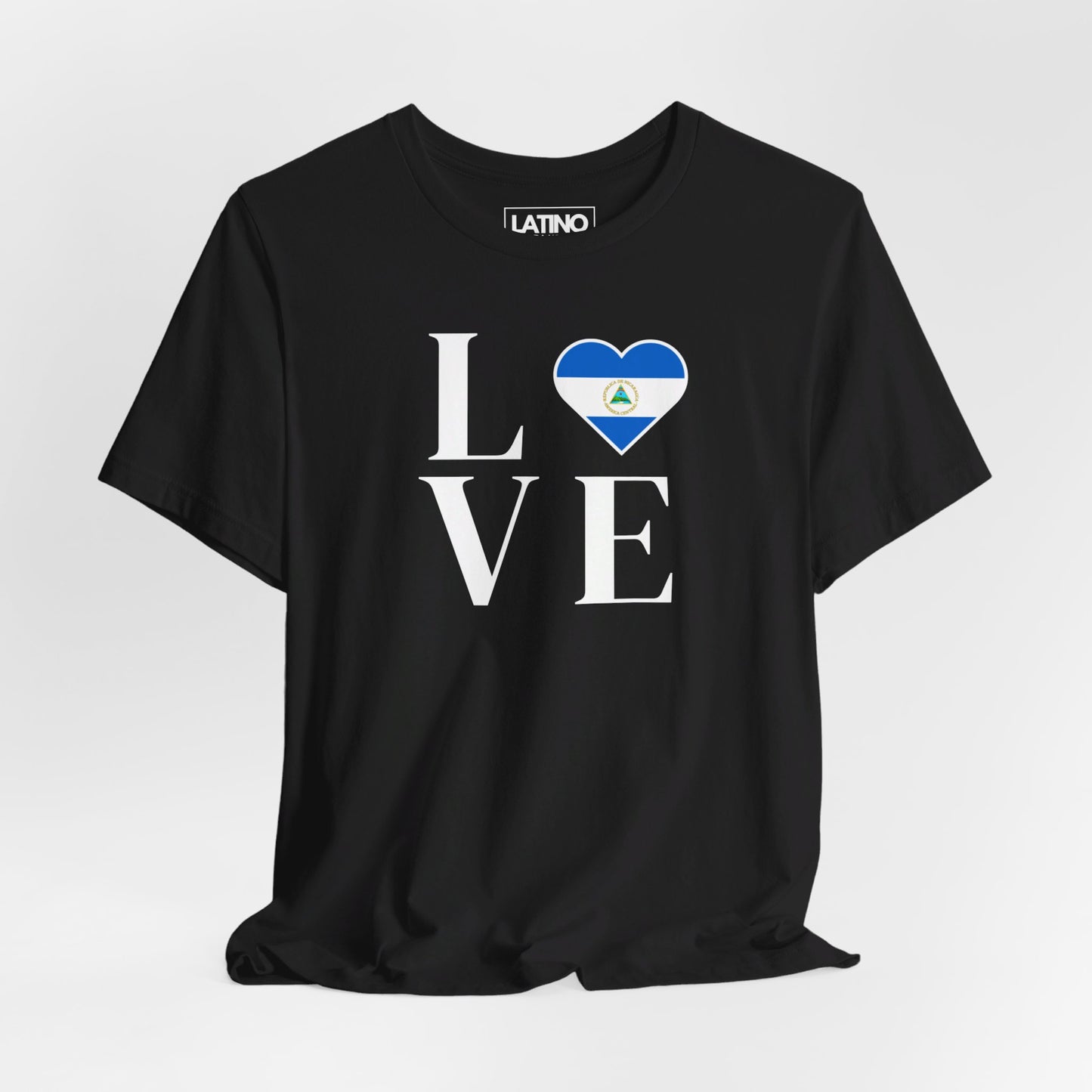 “LOVE” Heart Nicaragua Flag T-Shirt