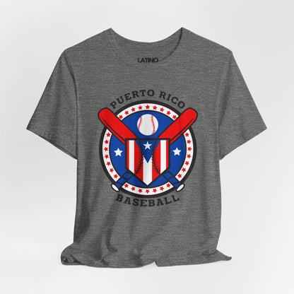 "Puerto Rico Baseball Flag" T-Shirt