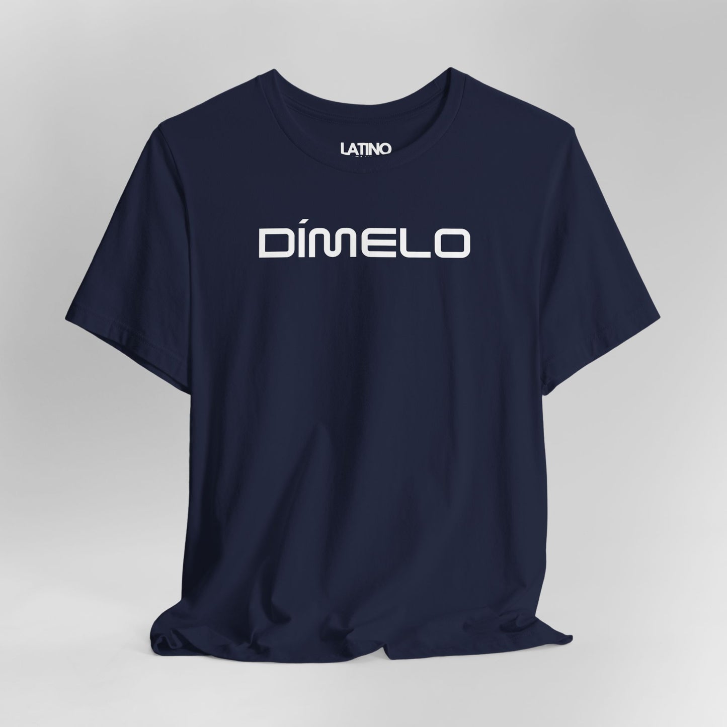 Close Up Navy Blue Dimelo t-shirt bold
Latino streetwear graphic tee minimalist design Latino In Da House