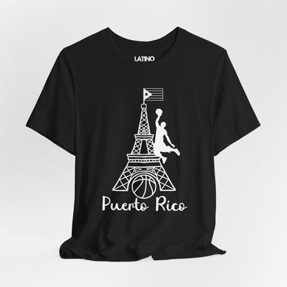 "Puerto Rico Basketball Paris" T-Shirt