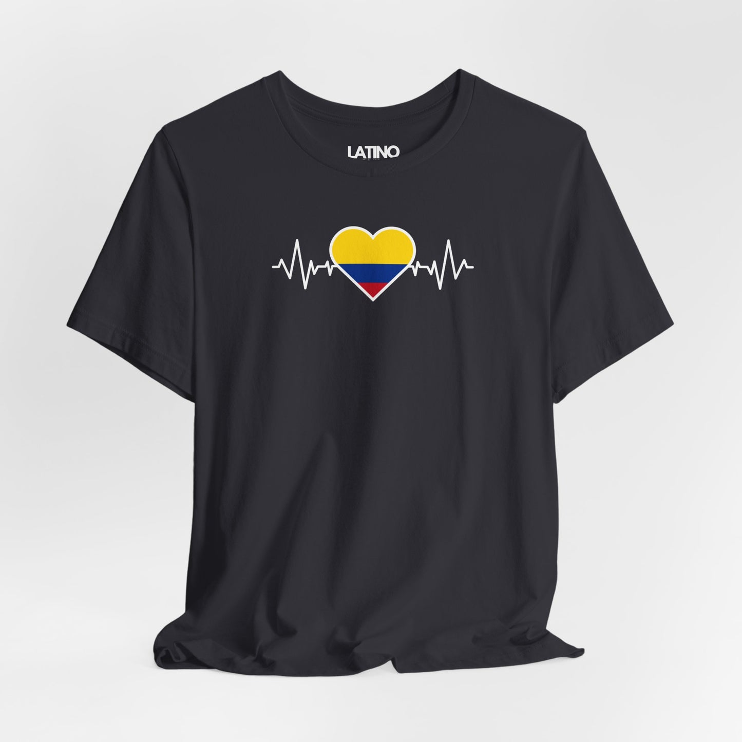 "Colombia Heart Flag with Life-Line" T-Shirt