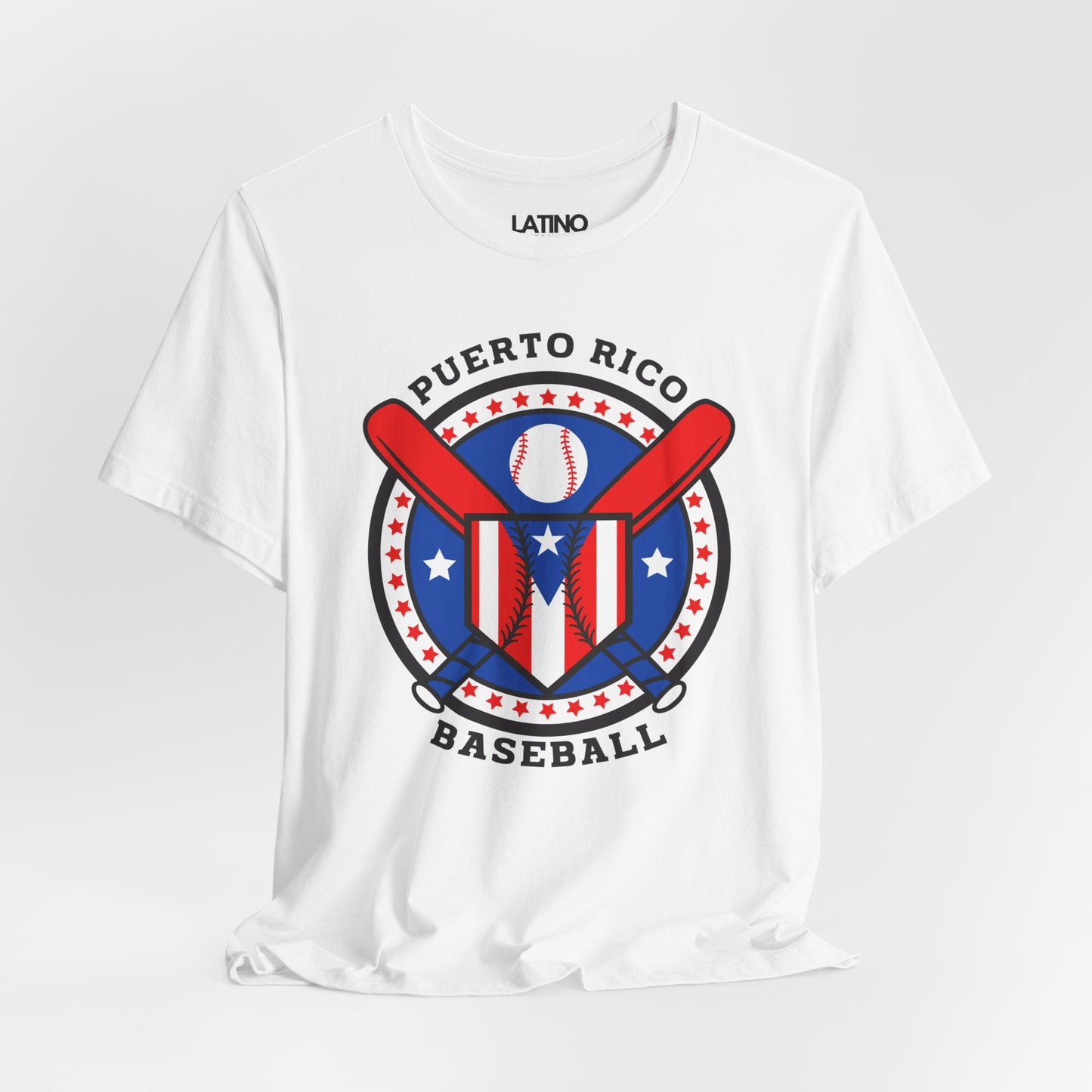 "Puerto Rico Baseball Flag" T-Shirt