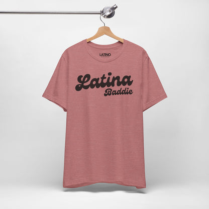 "Latina Baddie" Heather T-Shirt | Latina Tee