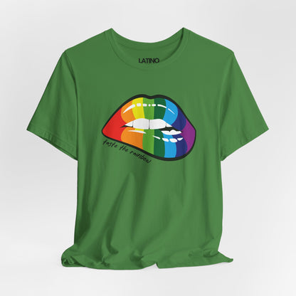 Taste the Rainbow Lips Gay Pride T-Shirt