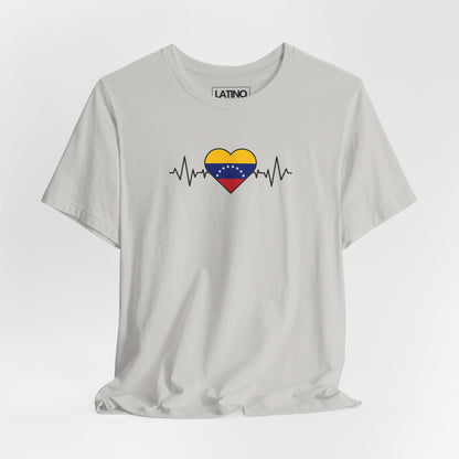 Venezuela Heart Flag Life-line T-Shirt