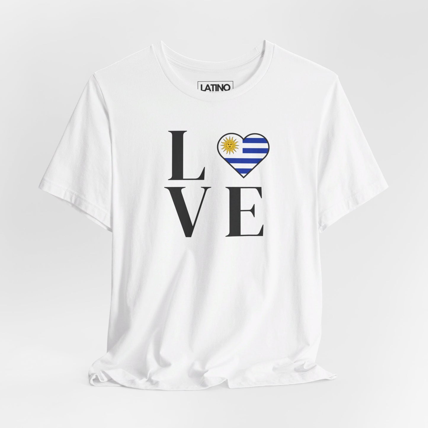 “LOVE” Heart Uruguay Flag T-Shirt