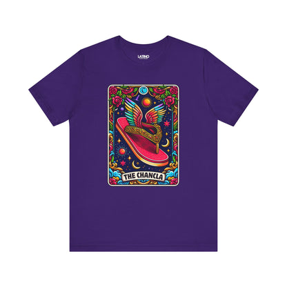 "The Chancla Tarot Card" T-Shirt