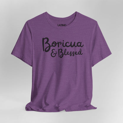 “Boricua & Blessed” T-Shirt | Boricua Tee