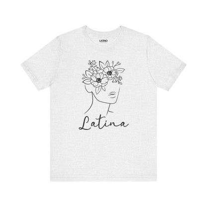 "Latina Flowers" Heather T-Shirt