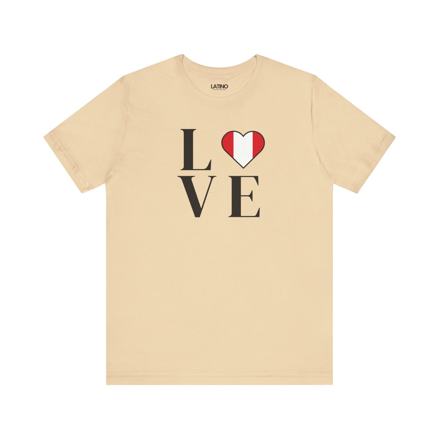 “LOVE” Heart Peru Flag T-ShIrt