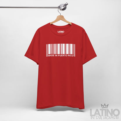 "Made in Puerto Rico” Barcode T-Shirt