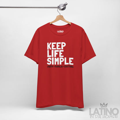 “Keep Life Simple” T-Shirt | Cultura Tee