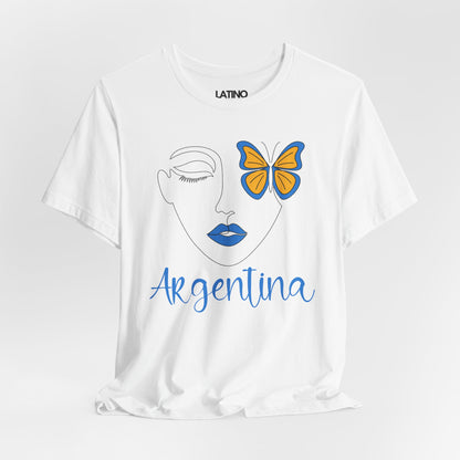 "Butterfly Argentina Face" T-Shirt