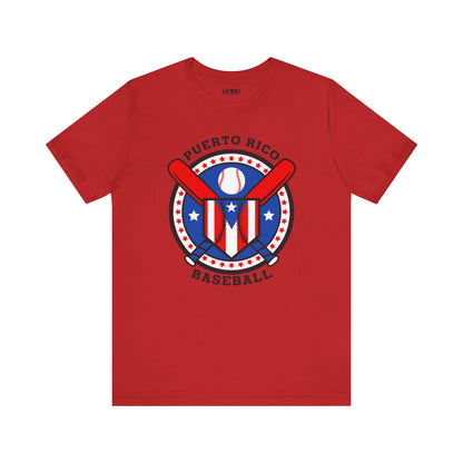 "Puerto Rico Baseball Flag" T-Shirt