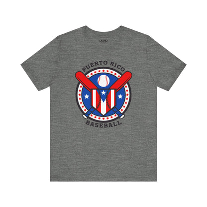 "Puerto Rico Baseball Flag" T-Shirt